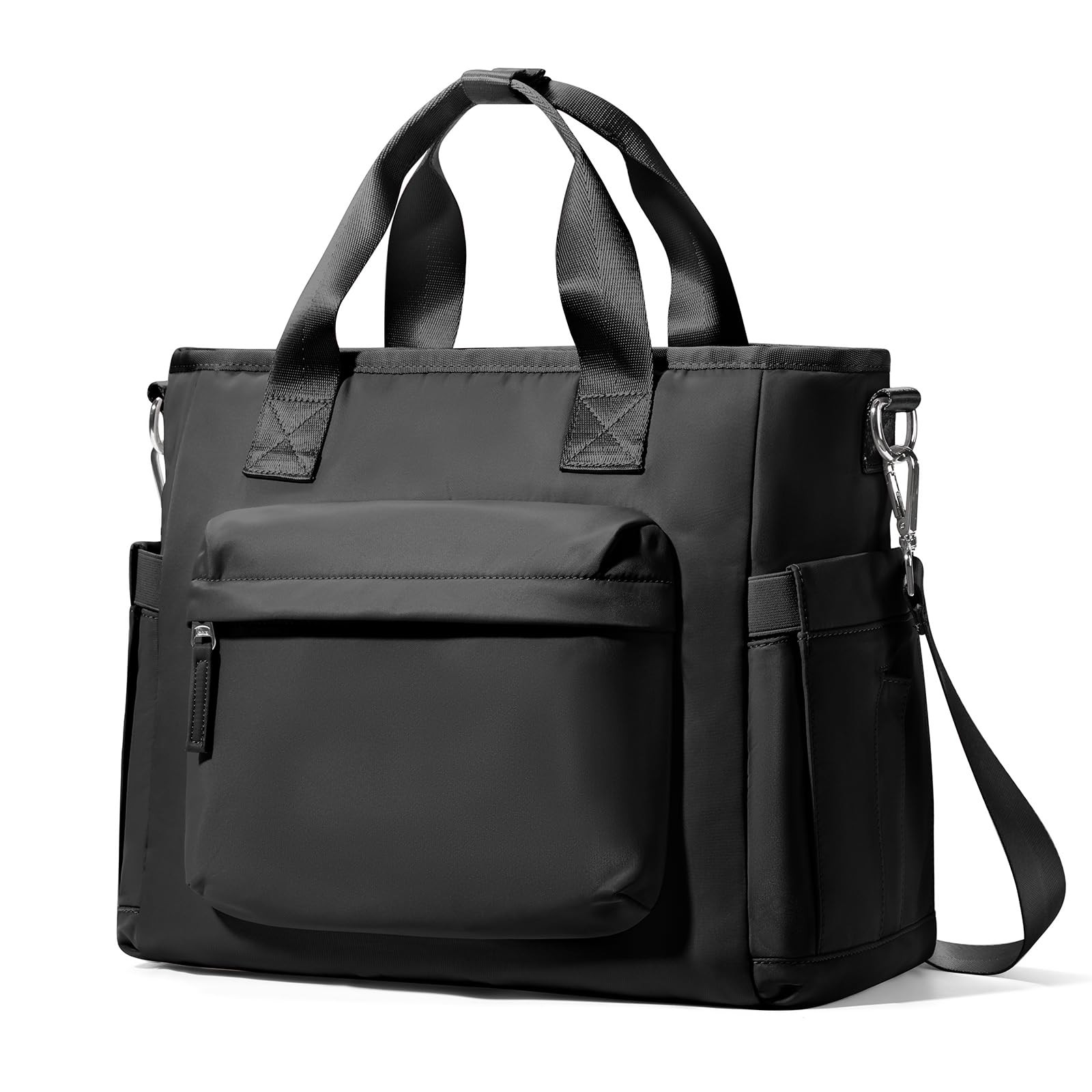 Insulated Black Lunch Box for Women & Men Large Capacity Lunch Bag