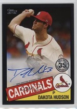 2020 Topps 1985 Baseball Series 2 Black /199 Dakota Hudson #85A-DH Auto 0t2