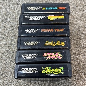 Colecovision game Lot of 6 Colecovision Games Tested