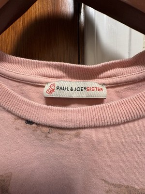 Paul & Joe Sister Cat Pink Crop Tshirt | eBay