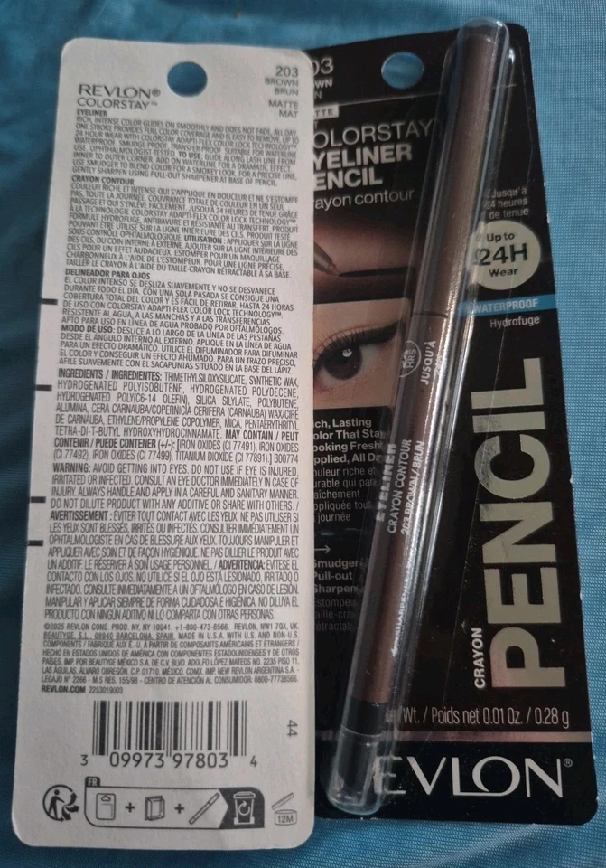 2x ColorStay Pencil Eyeliner with Built-in Sharpener Waterproof Smudgeproof Long - Image 3 of 3