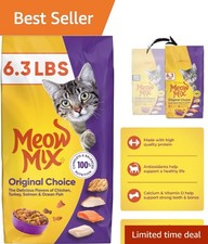 Choice Dry Cat Food 6.3 lb Bag: Delivers Enhanced Flavor & Nutrition