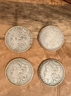 🔥Morgan Silver Dollar Lot of 4           1887-O, 1887, 1888-O, 1888