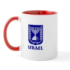 CafePress Israel Coat Of Arms Mug 11 oz Ceramic Mug (69500925)