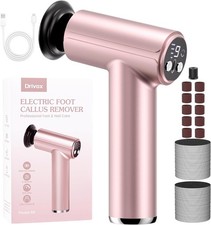Electric Foot Callus Remover, 2 in 1 Rechargeable with 70pcs Sandpapers