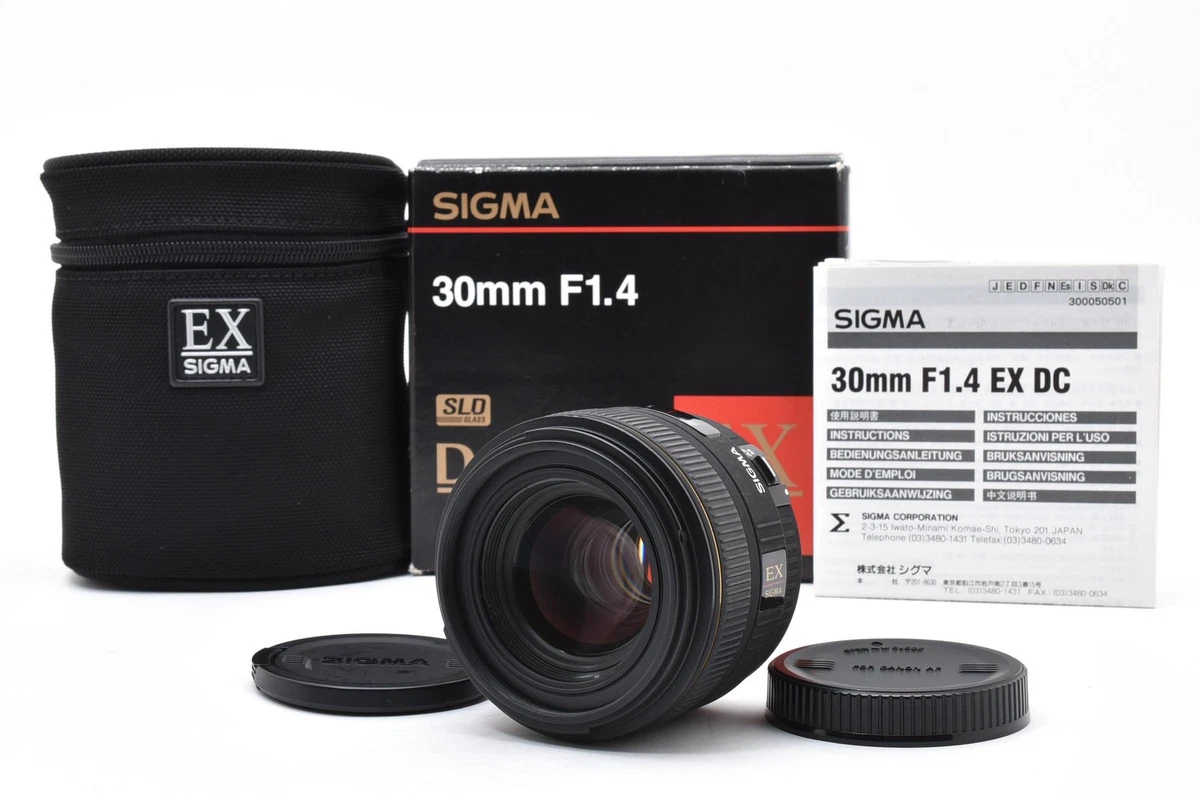 Sigma EX 30mm f/1.4 Camera Lenses for sale | eBay