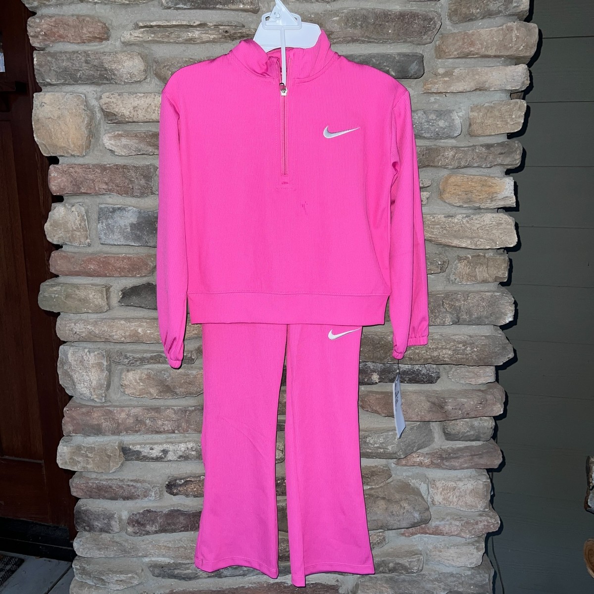 Nike 1/4 Zip LS Top & Legging Girl's Set 6 6X NWT | eBay