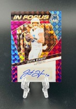 2025 Mosaic In Focus Justin Herbert Chargers Purple Autograph IFS-JHT SP/ 49
