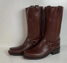 Vintage Rodeo Harness Boots | USA Made | Square Toe | 1970s | Men’s 9.5 D