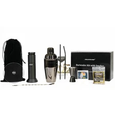 Bartender Kit with Cocktail Smoker 8 Pieces Whiskey Set Shaker Bartending