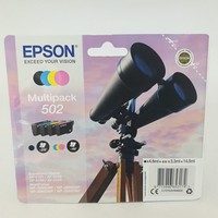 Original Epson Multipack 502 Black Cyan Magenta Yellow Fernglas Ovp