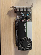 USED Nvidia Quadro T600 Graphics Card 4GB GDDR6 4×Mini DisplayPort 128bit