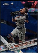 James McCann 2017 Topps Chrome Sapphire Edition #418 /250 Tigers
