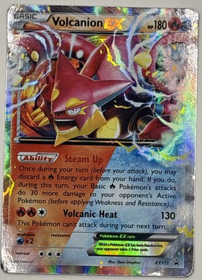 Pokémon TCG Volcanion EX XY Black Star Promos XY173 Holo Promo NM