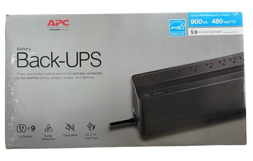 APC Battery Back-Ups BVN900M1 with USB Charging Port NEW Open Box - Picture 2 of 4