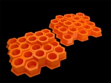 Pack of 2 Displays for Marbles - For 5/8" - .72 Marbles - Lot 7944e