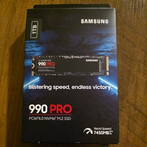 Samsung 990 PRO 1TB PCIe Gen 4x4 NVMe M.2 2280 7450 MB/s MZ-V9P1T0B/AM