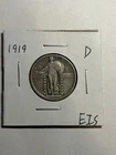 1919 D Standing Liberty Quarter VF/XF Key Date