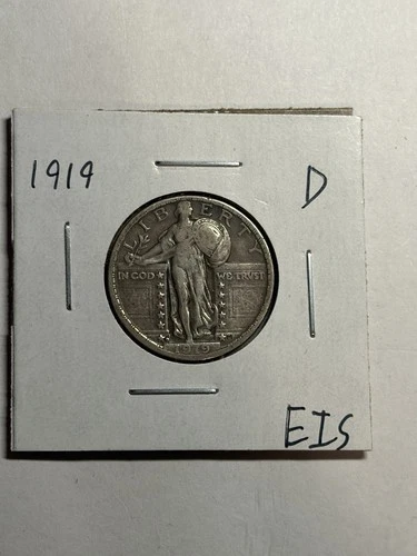 1919 D Standing Liberty Quarter VF/XF Key Date