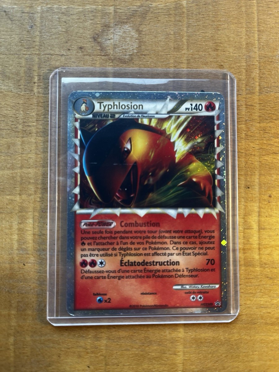 rare typhlosion pokemon card Pokemon SoulSilver Card Holofoil Rare Typhlosion Prime 110/123
