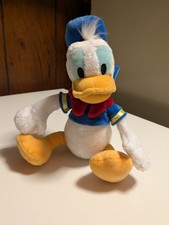 Disney Store Donald Duck Plush Stuffed Animal Toy Genuine Original Authentic 9"