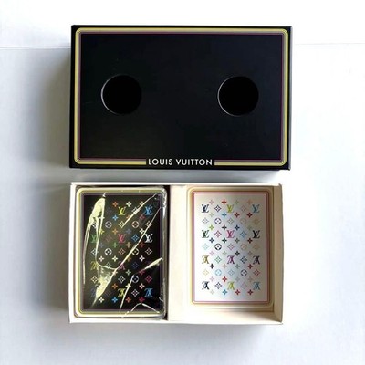 Unbenutzte Louis Vuitton Spielkarten Monogram Multicolor Takashi Murakami Selten