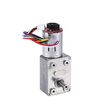 Gear Reduction Motor DC 12V High Geared Motor with Encoder Strong Self Lockin...