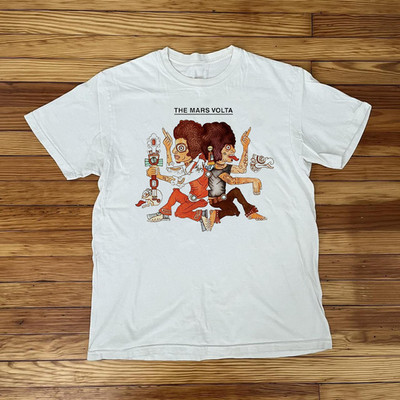 NEW! The Mars Volta White Cotton Shirt FUll size S-5XL CL266