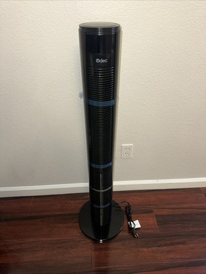 Odec 43'' Tower Fan for Bedroom, Quiet 80° Oscillation, 3 Modes & Speeds
