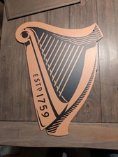 Guinness - MDF Wood Sign Man Cave BRAND NEW RARE Large Wall Sign 40cm