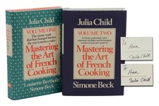 Mastering the Art of French Cooking ~ Volumes I & II ~ SIGNED by JULIA CHILD 