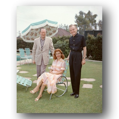 #ad #ad Spike Jones and Helen Grayco Garden Photo Shoot Circa 1950 Vintage Color 8x10 Ph $12.99