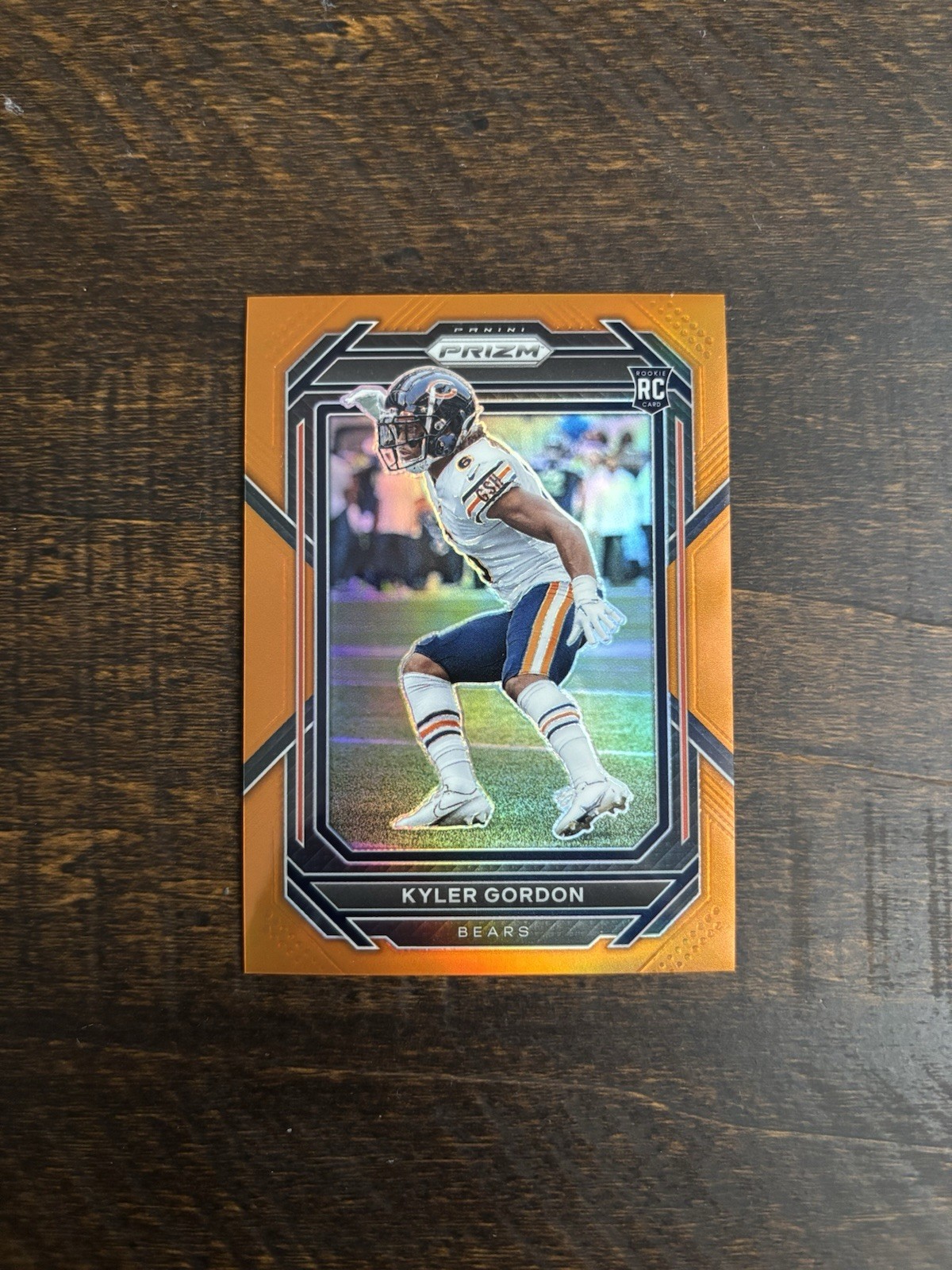 2022 Panini Prizm #385 Kyler Gordon Orange Prizm Rookie SP /249 Chicago Bears