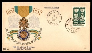Mayfairstamps France FDC 1952 Military Medals First Day Cover cca_04537
