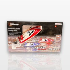 Top Race RC Boat Remote Control Boat for Pools and Lakes TR-800 RED