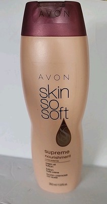 Avon Skin So Soft Supreme Nourishment  Cream Oil Lotion 11.8 fl oz NEW! Sealed!