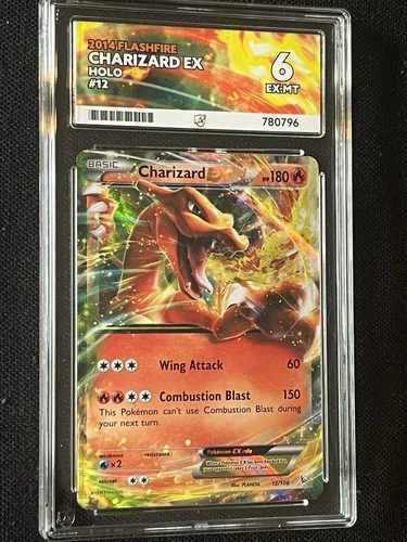 Charizard EX 12 ACE graded card