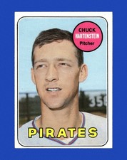 1969 Topps Set-Break #596 Chuck Hartenstein EX-EXMINT *GMCARDS*