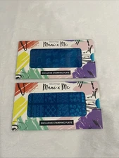 MANIOLOGY Coquette Plates 2 Nail Stamping Plates MxM143 And MxM144