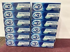 ACT Dry Mouth Lozenges With Xylitol, Soothing Mint Flavor 18 Ct 12 PK Sugar Free