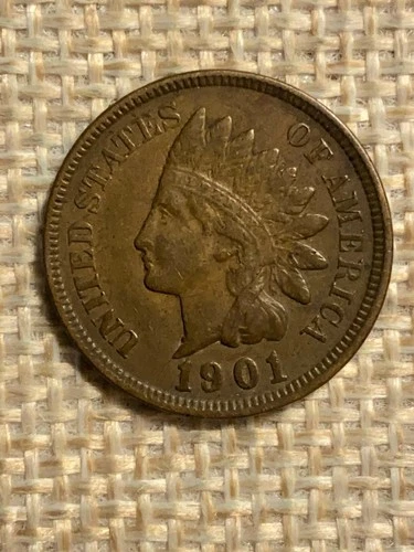1901 Indian Head Cent / Penny XF Extremely Fine