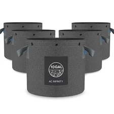 Heavy Duty Fabric Pots, 10 Gallon Reusable Grow Bags for Gardening