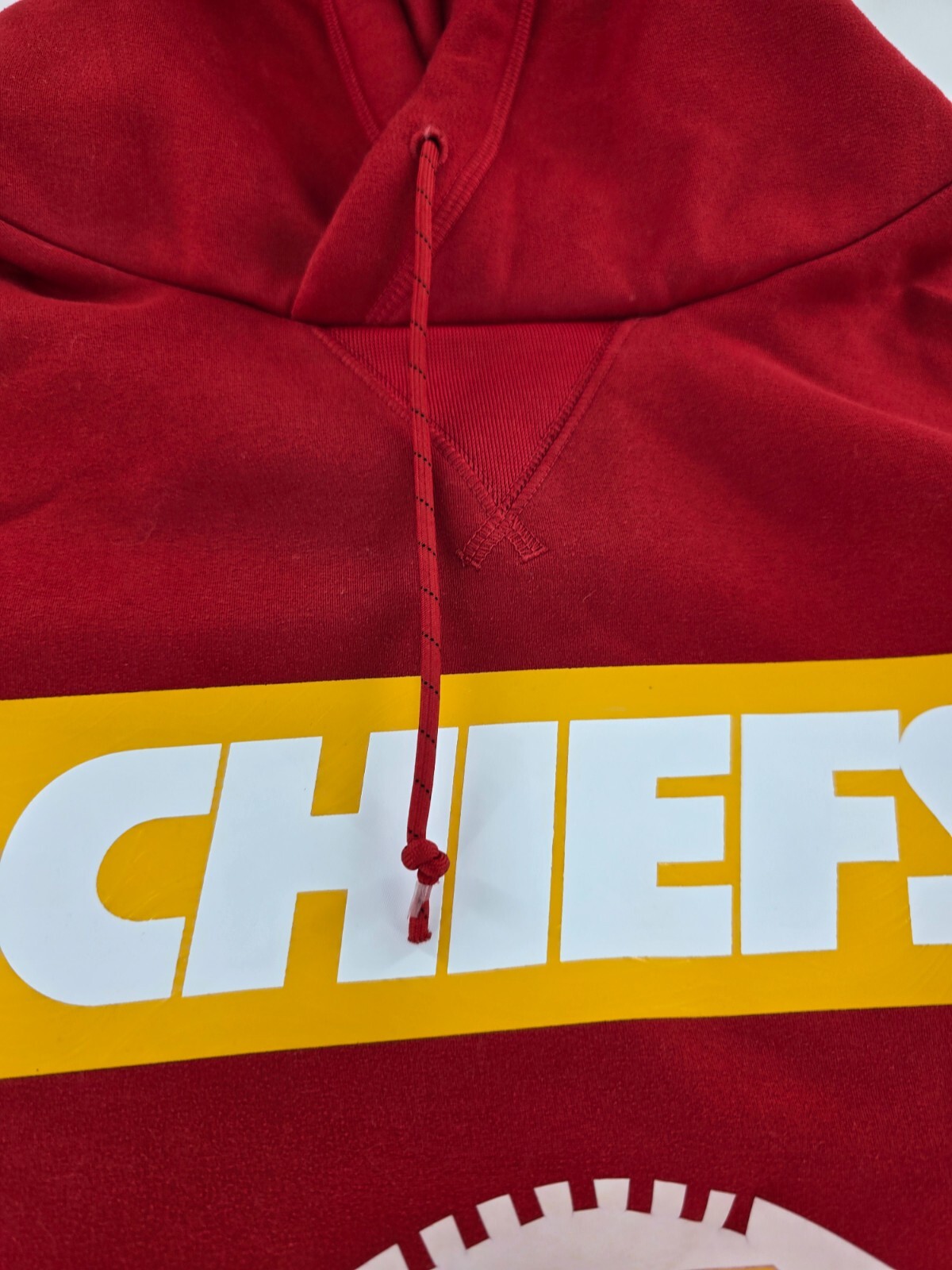 SACAI X NIKE Felpa con cappuccio Nike NFL Kansas City Chiefs On Field Team Issued taglia L #20 rossa