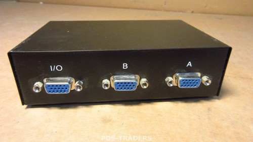 König CMP-SWITCH50 - Commutateur VGA 2 ports 2 ports, 15 broches commutateur manuel noir - Photo 2/2