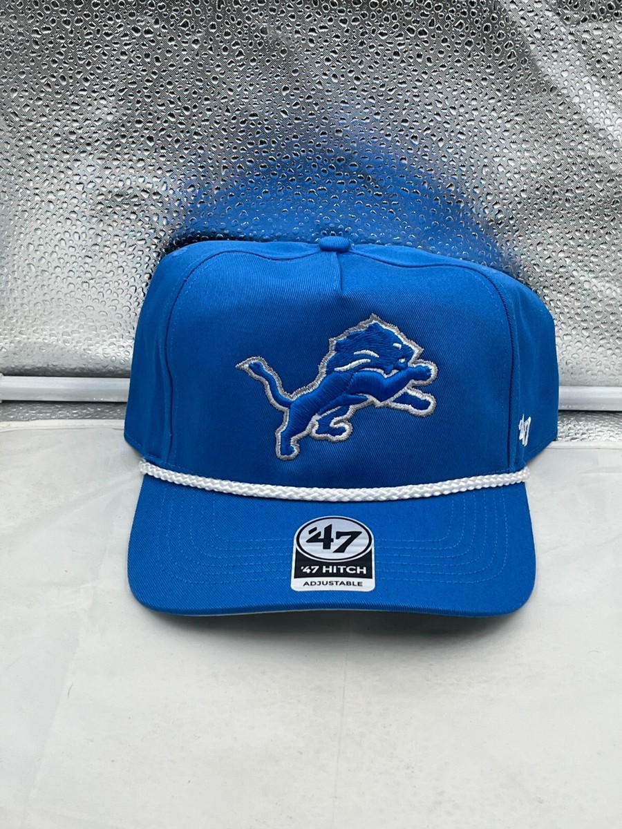 Detroit Lions NFL '47 Brand Blue Rope Hitch Snapback Adjustable