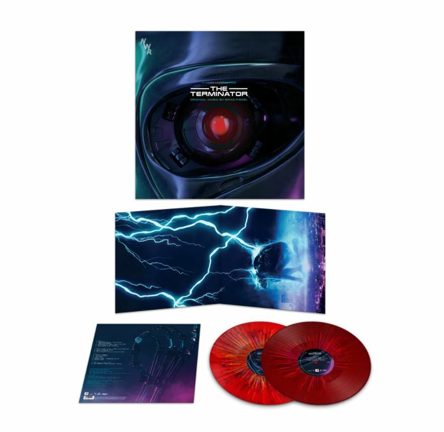 THE TERMINATOR Milan Records Red Splatter Vinyl OST Soundtrack