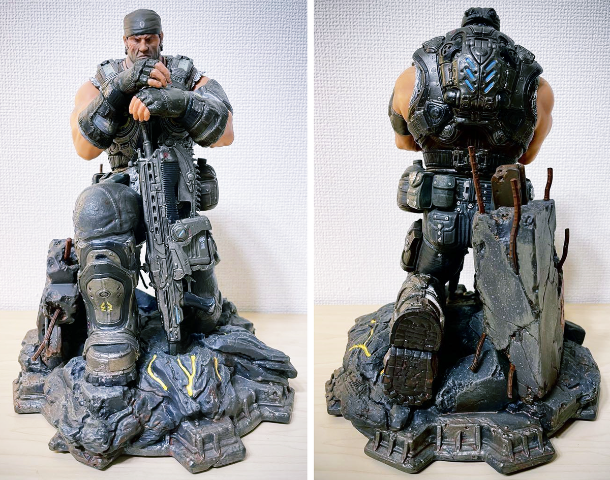 Gears of War 3 Marcus Fenix Collectors Figure Limited