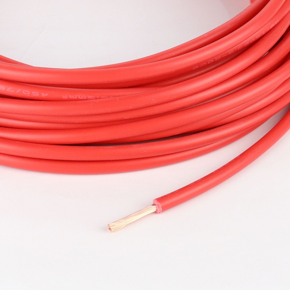 Red Black White Primary Wire Assortment Lot 14 16 18 20 Gauge Copper