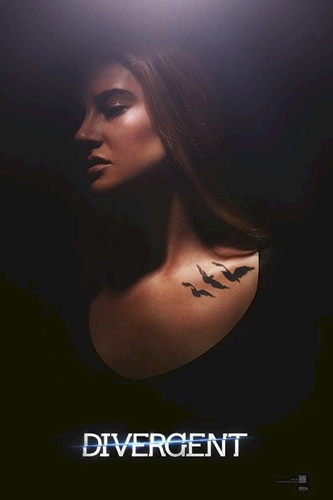 DIVERGENT MOVIE POSTER ~ TRIS BIRD TATTOO 24x36 Beatrice Prior Shailene  Woodley | eBay