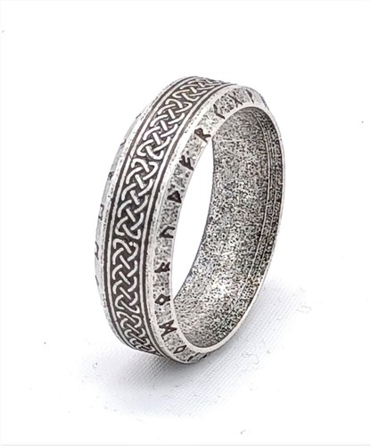 Ultimate Viking Rune Rings Stainless Steel Mens Celtic Norse Pagan Vintage Band - Picture 10 of 40